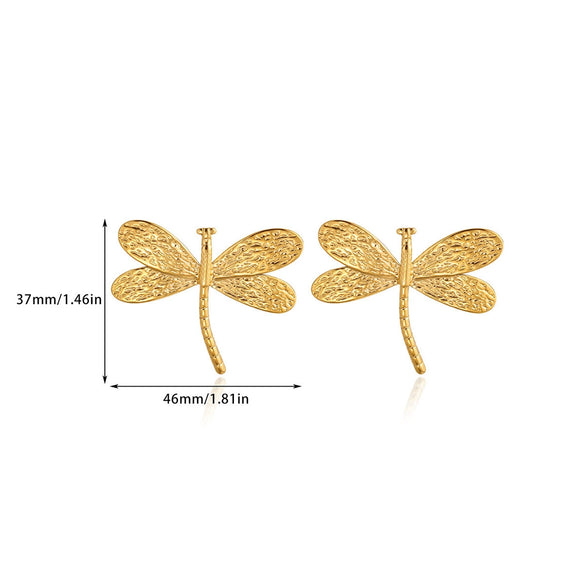 Wholesale Retro Elegant Highend Women's Gold Plated Stainless Steel Heart Sun Flower Geometric Round Earrings