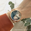 Wholesale Retro Fashion Simple Quartz Watch For Men And Women Silicone Case Imitation Leather Strap Round Dial