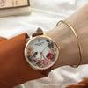 Wholesale Retro Fashion Simple Quartz Watch For Men And Women Silicone Case Imitation Leather Strap Round Dial
