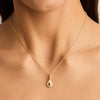 Wholesale Retro Geometric Asymmetrical Round Coin Pendant Necklace For Women Titanium Steel Electroplated