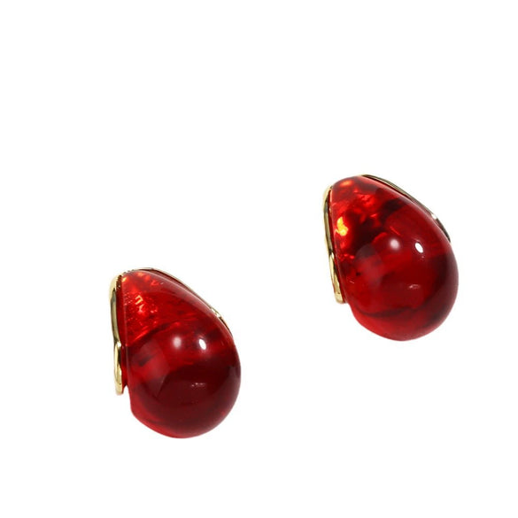 Wholesale Retro Geometric Irregular Resin Drop Earrings For Women With Electroplating