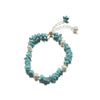 Wholesale Retro Geometric Natural Freshwater Pearl Bracelet With 18K Goldplated Pendant