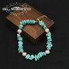 Wholesale Retro Geometric Natural Freshwater Pearl Bracelet With 18K Goldplated Pendant