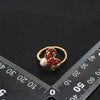 Wholesale Retro Geometric Natural Pearl Opening Ring For Women With Electroplating