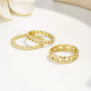 Wholesale Retro Geometric Stainless Steel Goldplated Ring For Women And Unisex