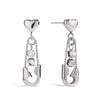 Wholesale Retro Geometric Stainless Steel Pendant Earrings For Women