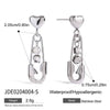 Wholesale Retro Geometric Stainless Steel Pendant Earrings For Women