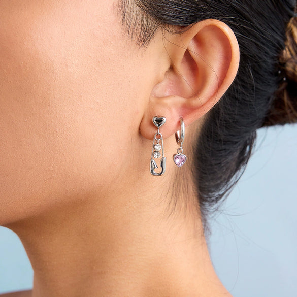 Wholesale Retro Geometric Stainless Steel Pendant Earrings For Women
