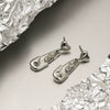Wholesale Retro Geometric Stainless Steel Pendant Earrings For Women