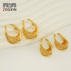 Wholesale Retro Geometric 316L Stainless Steel Women's Multi Layer Irregular Electroplated Earrings