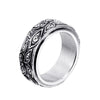 Retro Geometric Titanium Steel Polishing None 18K Gold Plated Men'S Rings