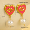 Wholesale Retro Gold Earrings Stainless Steel 18K Gold Geometric Style Electroplating For Women