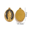 Wholesale Retro Jewelry Stainless Steel Fish Pattern Pendant Necklace With 18K Electroplating