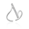 Wholesale Retro Light Luxury Open Ring With Imitation Pearls Set With Diamonds In Star Flower Leaf And Snake Design