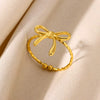 Wholesale Retro Light Luxury Open Ring With Imitation Pearls Set With Diamonds In Star Flower Leaf And Snake Design