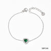 Wholesale Retro Love Temperament Women's Bracelet In Geometric Shape Titanium Steel And Stainless Steel With Electroplating