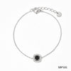 Wholesale Retro Love Temperament Women's Bracelet In Geometric Shape Titanium Steel And Stainless Steel With Electroplating
