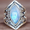 Wholesale Retro Metal Geometric Horse Eye Ring With Electroplating