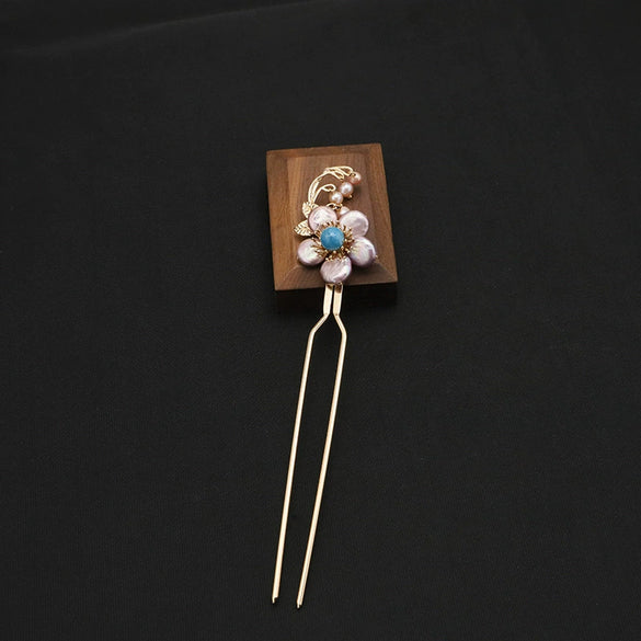 Wholesale Retro Natural Pearl Geometric Hairpin For Women Vintage Hair Accessories