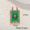 Wholesale Retro Necklace Pendant Copper With Star And Heart Shape Zirconia Design