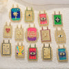 Wholesale Retro Necklace Pendant Copper With Star And Heart Shape Zirconia Design