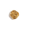 Wholesale Retro Niche Fashion Jewelry Accessories Stainless Steel 18K Goldplated Eyeshaped Faux Pearl Flower Suit Button