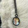 Wholesale Retro Oval Alloy Geometric Electroplated Pendant Clavicle Chain For Men And Women
