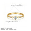 Wholesale Retro Palace Style Leaf Pattern Titanium Steel Electroplated Ring