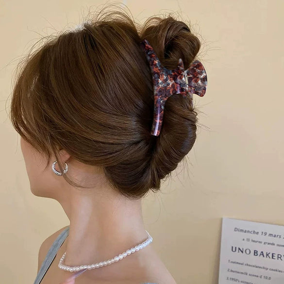 Wholesale Retro Pc Splash Ink Hair Clip Women's Headwear