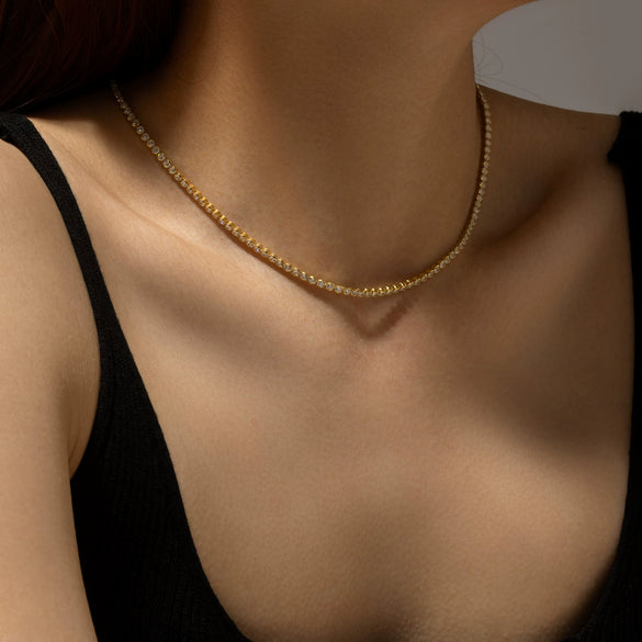 Wholesale Retro S925 Sterling Silver Ball Bead Chain Necklace And Bracelet With Geometric Pattern And Electroplating Process