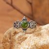 Wholesale Retro Silver Ring Set With Gemstones For Female