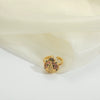 Wholesale Retro Simple Animal Style Geometric Beetleshaped Copper Ring With Zircon Inlaid For Women Electroplated