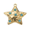 Wholesale Retro Stainless Steel Star Diamond Handmade Jewelry Accessories Pendant With Electroplating