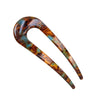 Wholesale Retro Style Acetate Sheet Ushaped Hairpin Head Jewelry