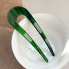 Wholesale Retro Style Acetate Sheet Ushaped Hairpin Head Jewelry
