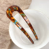 Wholesale Retro Style Acetate Sheet Ushaped Hairpin Head Jewelry