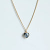 Wholesale Retro Style Geometric Natural Stone And Copper Electroplated Ochain Pendant Necklace For Unisex
