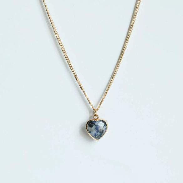 Wholesale Retro Style Geometric Natural Stone And Copper Electroplated Ochain Pendant Necklace For Unisex