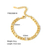 Wholesale Retro Style Stainless Steel And Titanium Steel Necklace And Bracelet With White Stone Inlay Geometric And Heart Pattern Zircon Treatment Snake Bone Chain Unisex