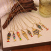 Wholesale Retro Threedimensional Koi Pendant Necklace Made Of Stainless Steel For Jewelry Accessories