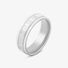 Wholesale Retro Unisex Stainless Steel Ring With U Shaped Pattern And Roman Numeral