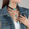 Wholesale Retro Velvet Alloy Necklace For Women With Butterfly Tassel Pendant And Animals Zodiac Pattern Handmade
