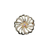 Wholesale Retro Women's Zinc Alloy Brooch With Flower And Bow Pattern Electroplating Technology Fixed Buckle For Clothing