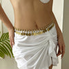 Wholesale Retro Zinc Alloy Disc Tassel Waist Chain And Coin Anklet For Women