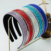 Wholesale Rhinestone Fashion Nonslip Widebrimmed Face Wash Headband For Women Hair Accessories