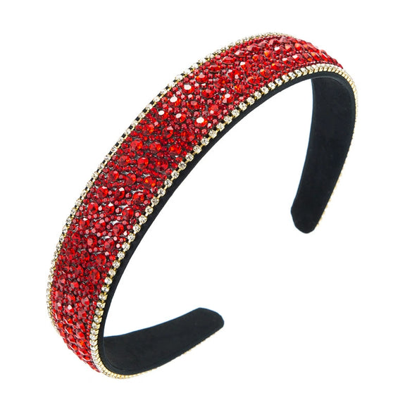 Wholesale Rhinestone Fashion Nonslip Widebrimmed Face Wash Headband For Women Hair Accessories