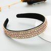 Wholesale Rhinestone Fashion Nonslip Widebrimmed Face Wash Headband For Women Hair Accessories