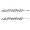 Wholesale Rhinestone Hair Accessories Simple Geometric Style Electroplated Claw Chain Oneword Hairpin Bridal Headband Side Clip