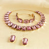 Wholesale Rhinestone Jewelry Geometric Fashion Set For Women
