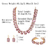 Wholesale Rhinestone Jewelry Geometric Fashion Set For Women